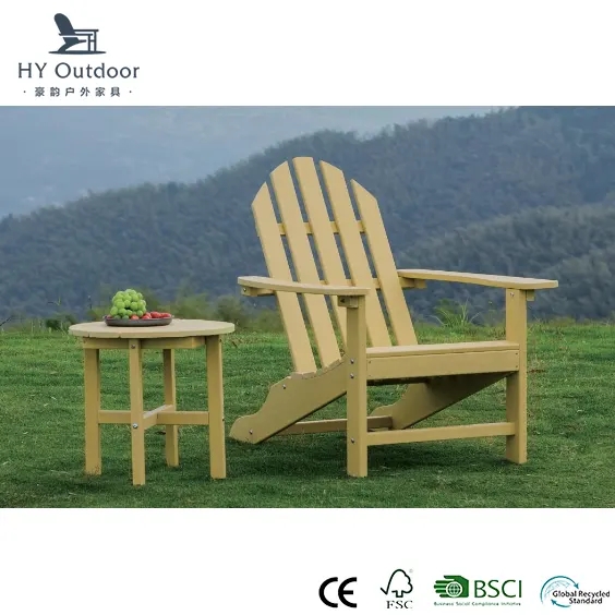 „Adirondack“ kėdė: klasikinis lauko laisvalaikio dizainas.